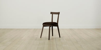 The Allen  - Mohair Chocolate Dining Chair