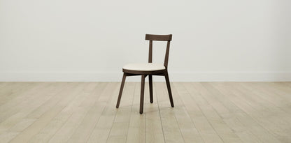 The Allen  - Pebbled Leather Swan Dining Chair