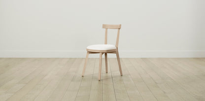 The Allen  - Performance Textured Linen Pearl Dining Chair