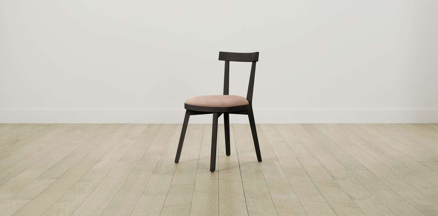 The Allen  - Performance Velvet Dusty Rose Dining Chair