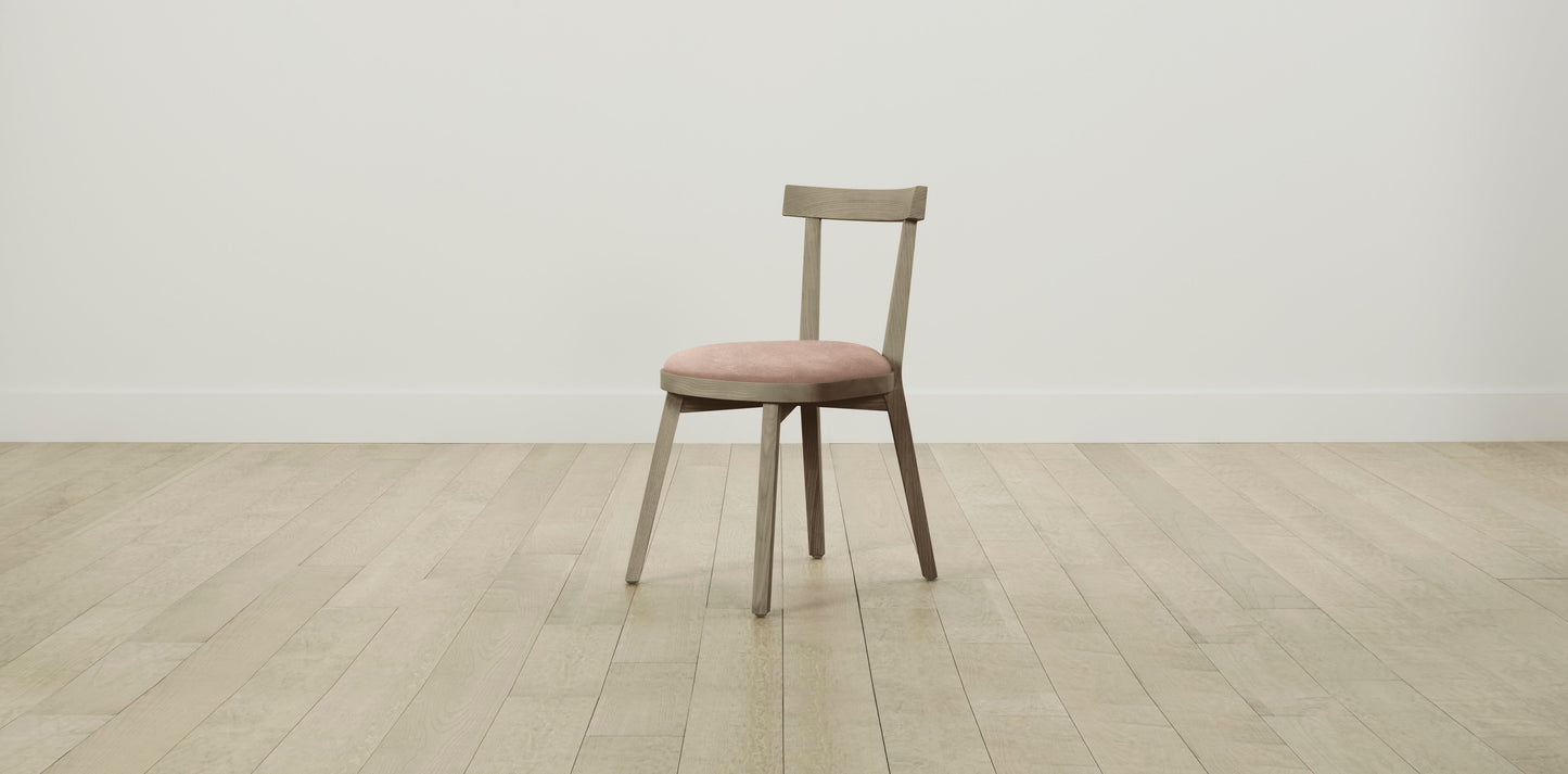 The Allen  - Performance Velvet Dusty Rose Dining Chair