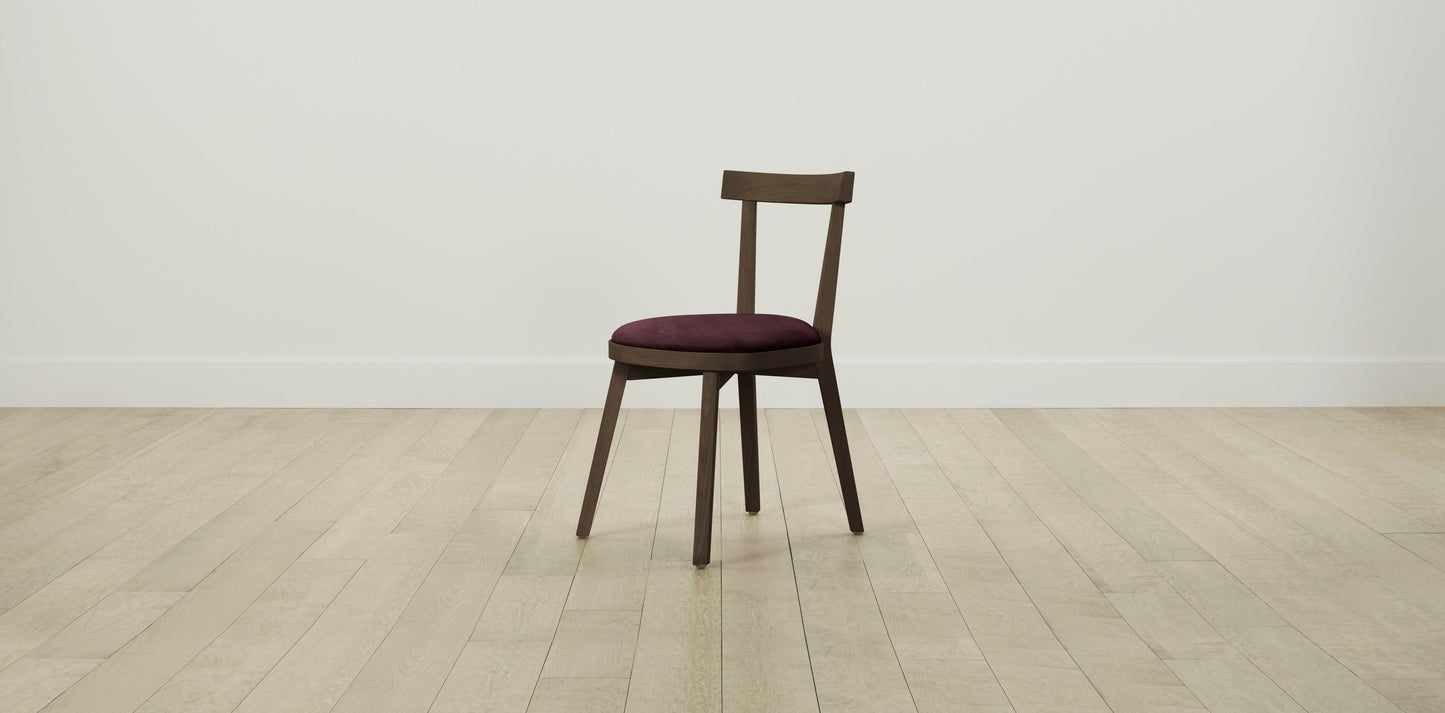 The Allen  - Performance Velvet Merlot Dining Chair