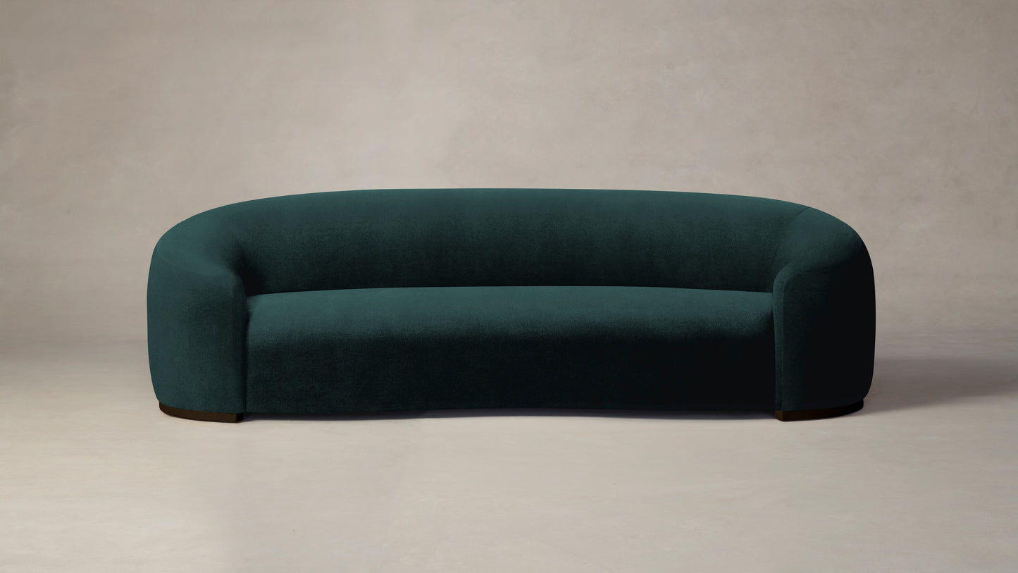 The Chelsea  - Performance Velvet Emerald Sofa