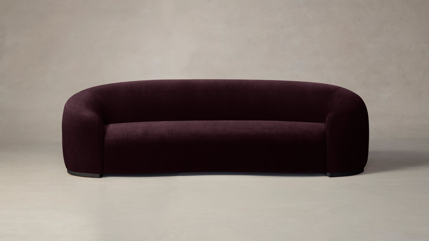 The Chelsea  - Performance Velvet Merlot Sofa