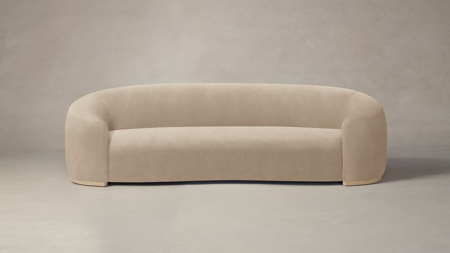 The Chelsea  - Performance Velvet Taupe Sofa