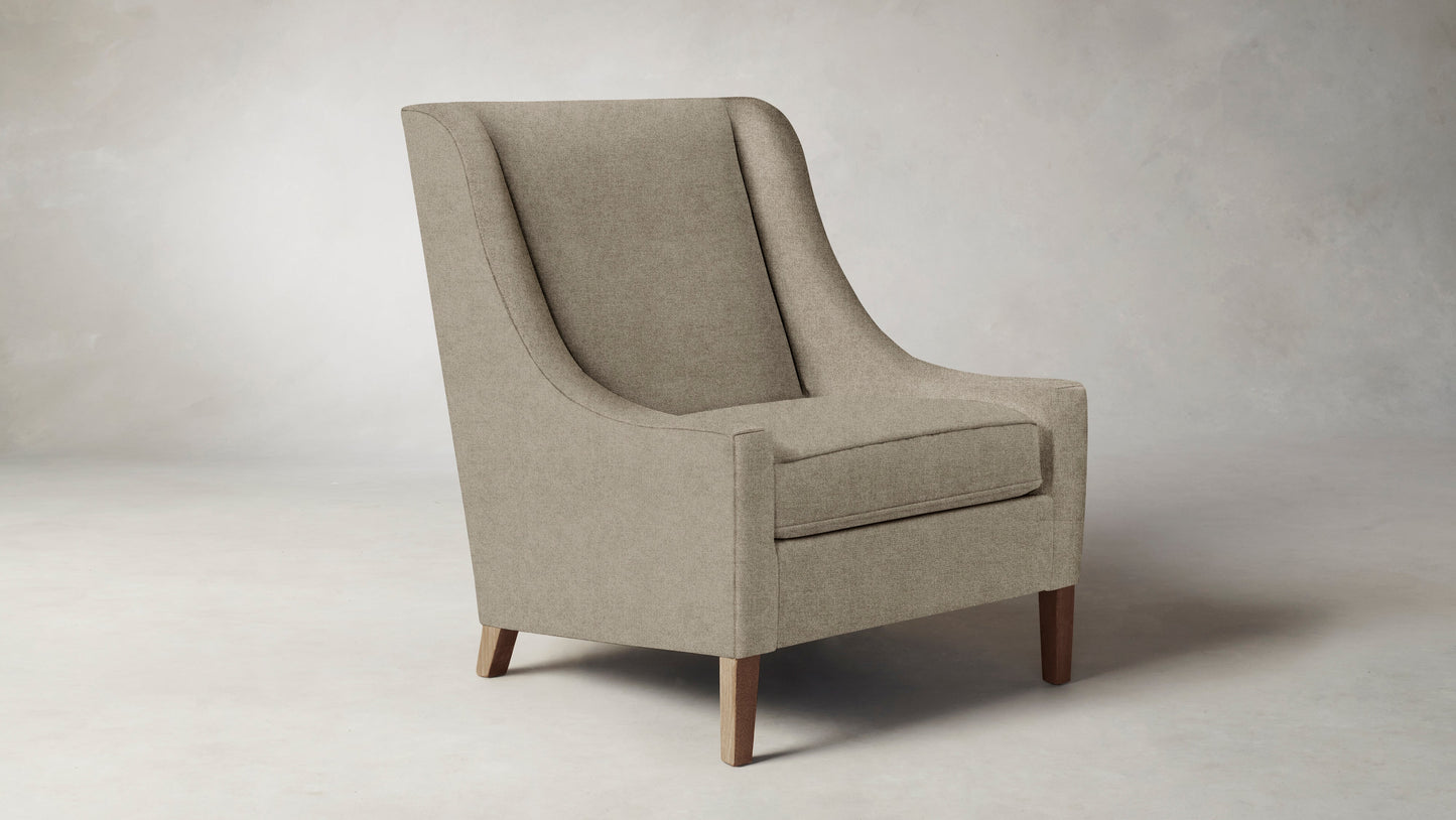 The Chrystie  - Merino Wheat Chair