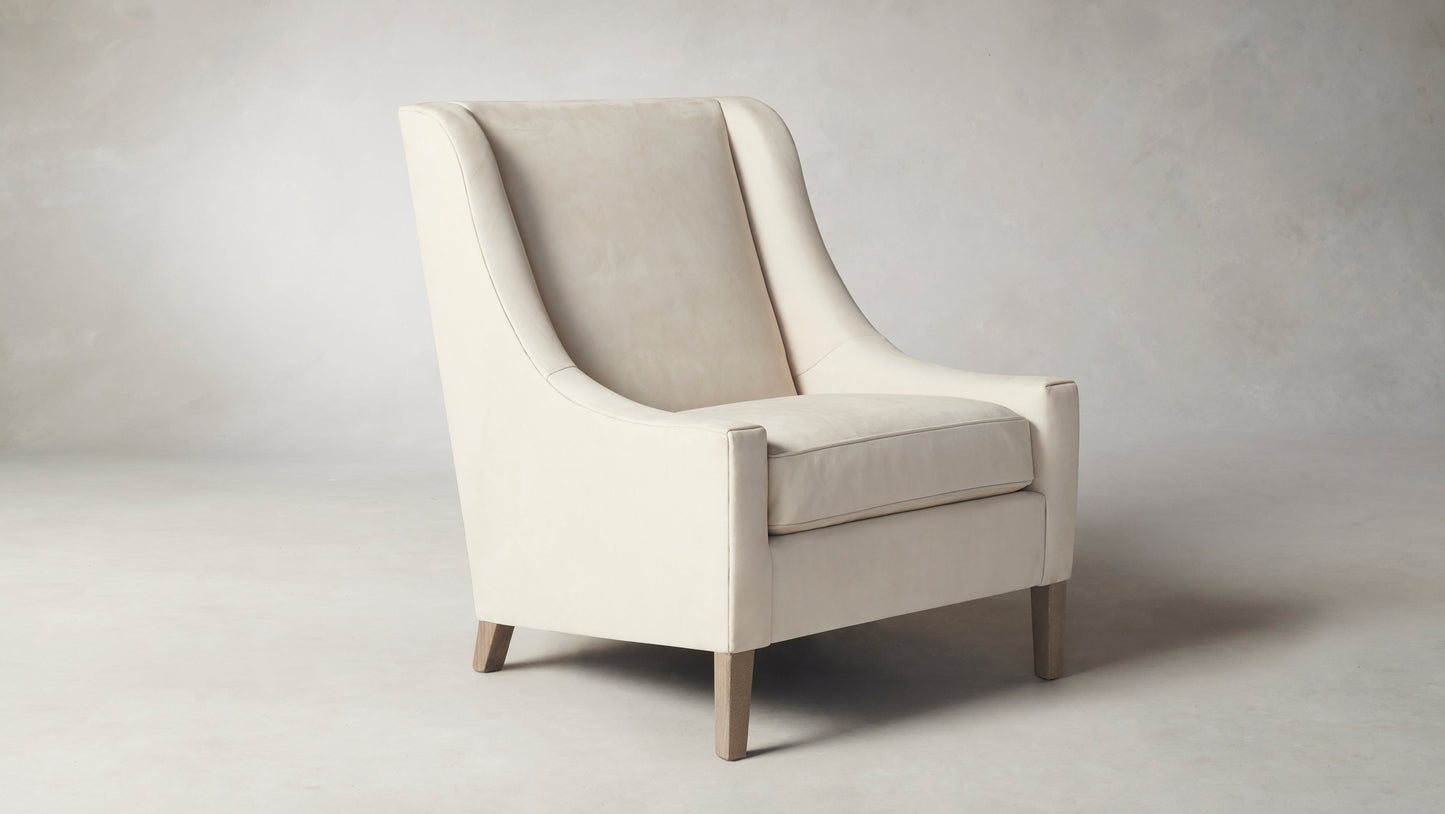 The Chrystie  - Nubuck Leather Sail Chair