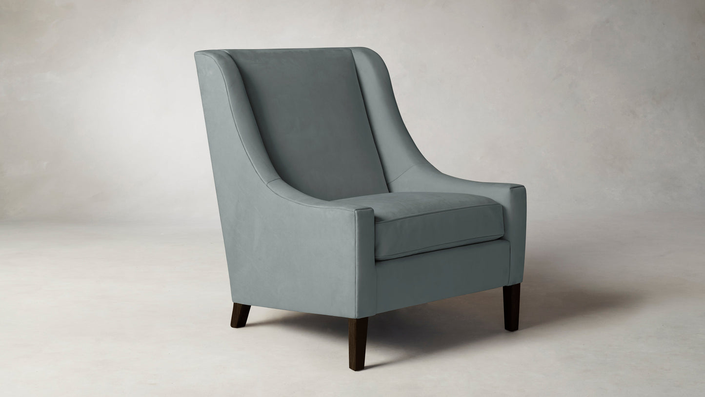 The Chrystie  - Nubuck Leather Tide Chair