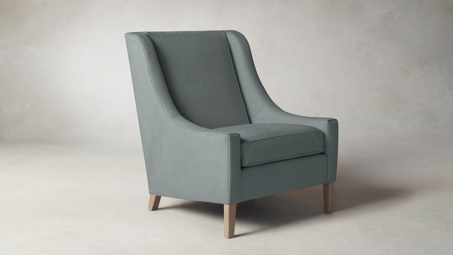 The Chrystie  - Nubuck Leather Tide Chair