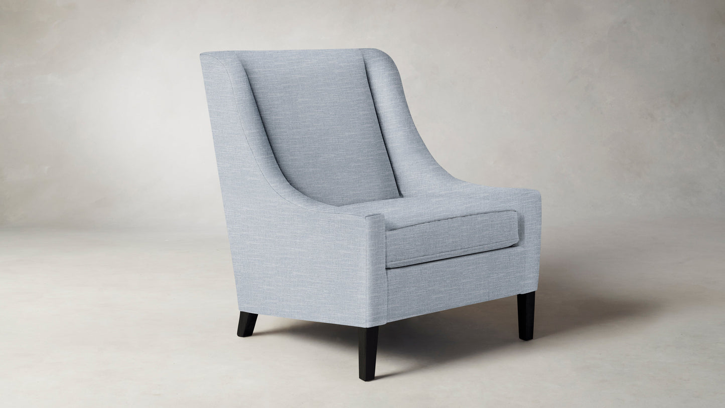 The Chrystie  - Performance Chenille Harbor Chair