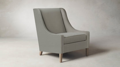 The Chrystie  - Performance Linen Putty Chair