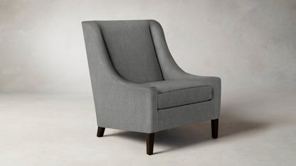 The Chrystie  - Performance Tweed Smoke Chair