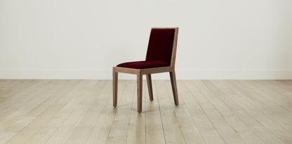 The Madison  - Mohair Crimson Dining Chair