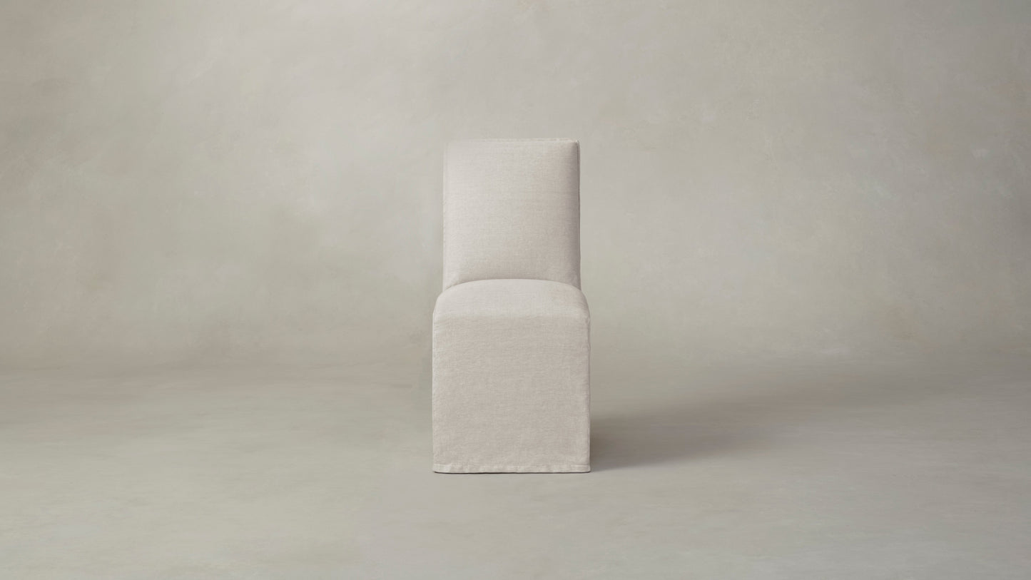 The Beacon  - Performance Stonewashed Linen Dew Dining Chair