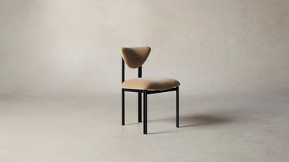 The Cooper  - Mohair Almond Dining Chair