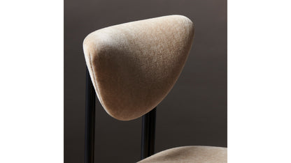 The Cooper  - Mohair Almond Dining Chair