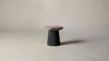 The Weston  - Mohair Peony Stool